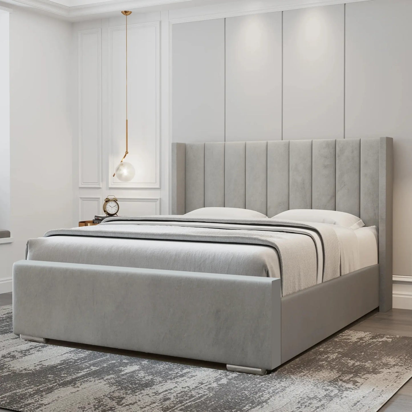 cheap-glory-bedframe-storage-mattress-3ftsingle-4ftsmalldouble-4ft6double-5ftking-6ftsuperking-Upholstered-grey-cream-white-white