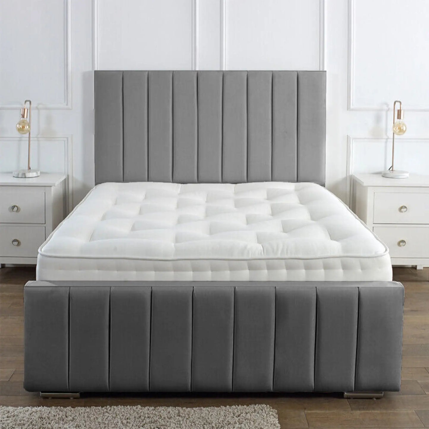cheap-bedframe-storage-mattress-3ftsingle-4ftsmalldouble-4ft6double-5ftking-6ftsuperking-Upholstered-plush-grey-cream-black-white