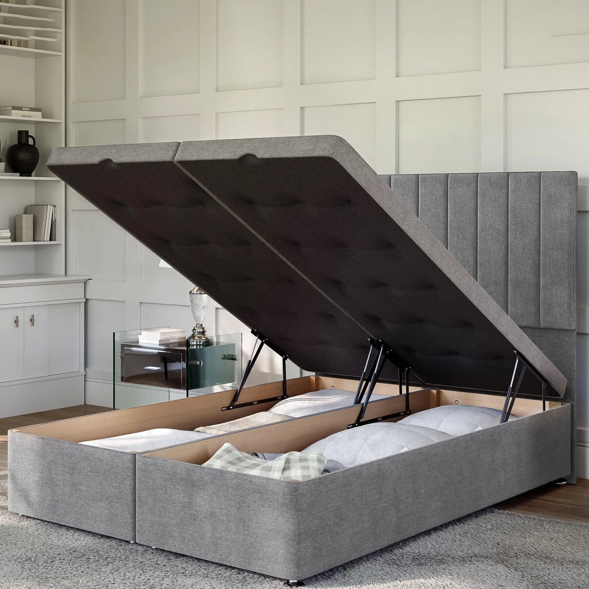 Upholstered-Panel-Ottoman-Bed-Frame-with-storage-3ft-single-4ft-small-double-4ft6-double-5ft-king-6ft-super-king