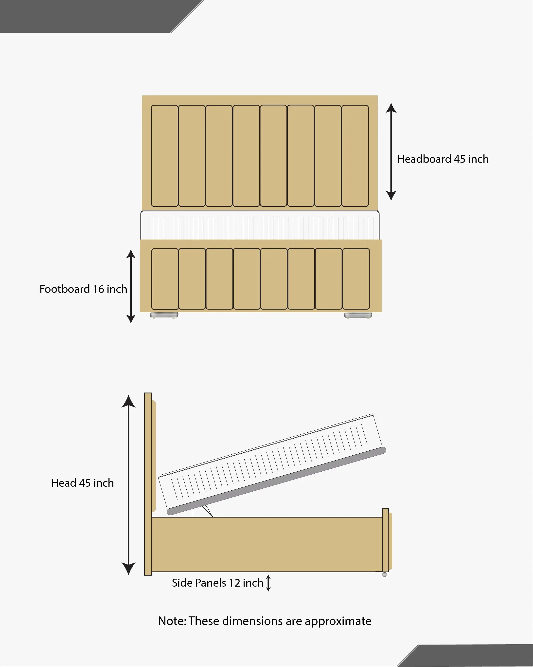 Upholstered-ottoman-bed-frame-3ft-single-4ft-small-double-4ft6-double-5ft-king-6ft-super-king-grey-Size-guide