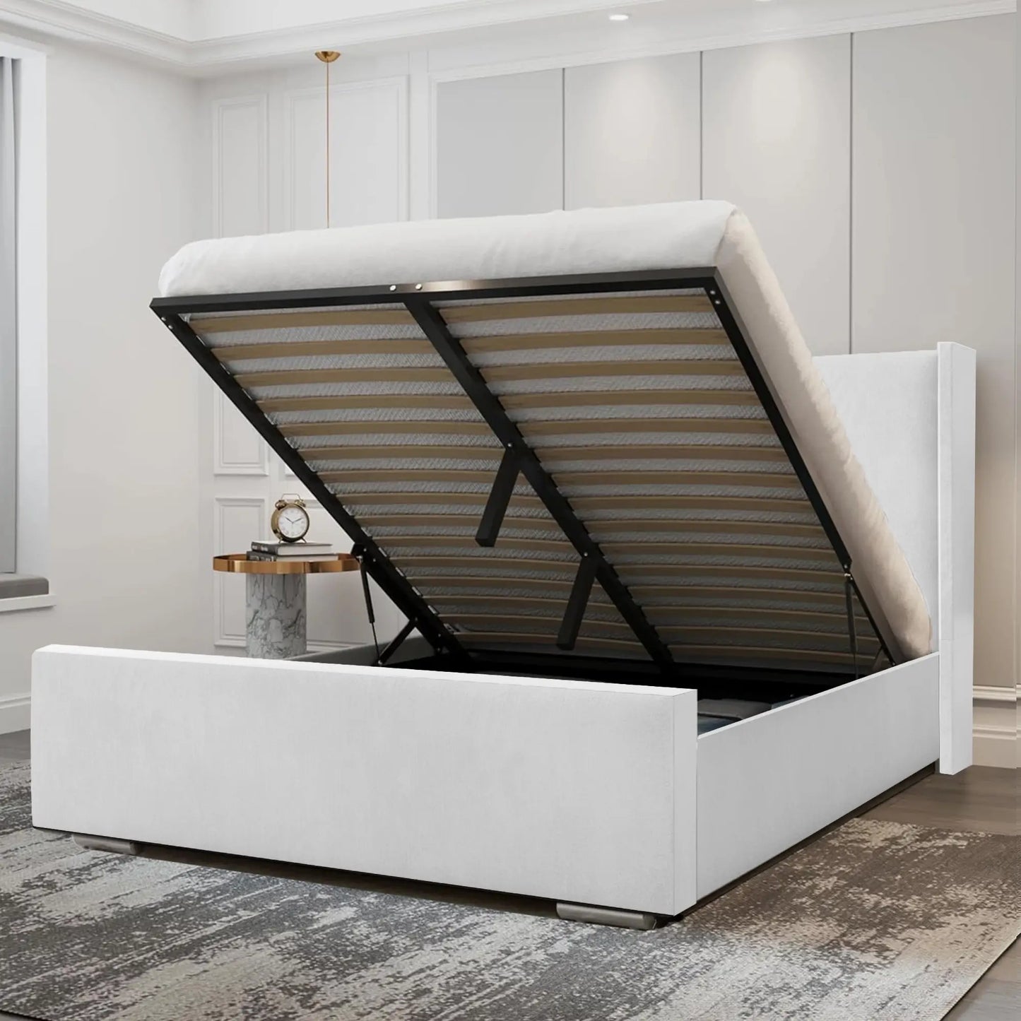 Upholstered-cheap-pearl-bedframe-with-storage-mattress-3ftsingle-4ftsmalldouble-4ft6double-5ftking-6ftsuperking-grey-cream-white-black