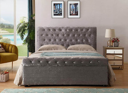 Elegant Swan Sleigh Bed